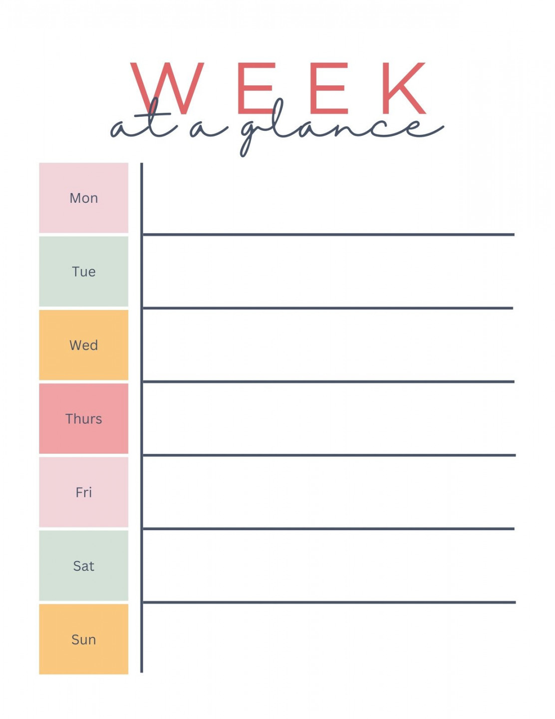 Free, printable planner templates to customize  Canva