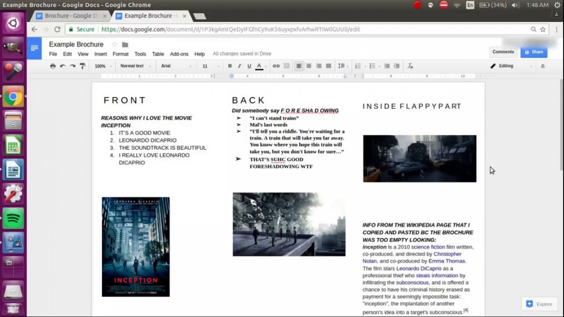 How to Make a Brochure on Google Docs