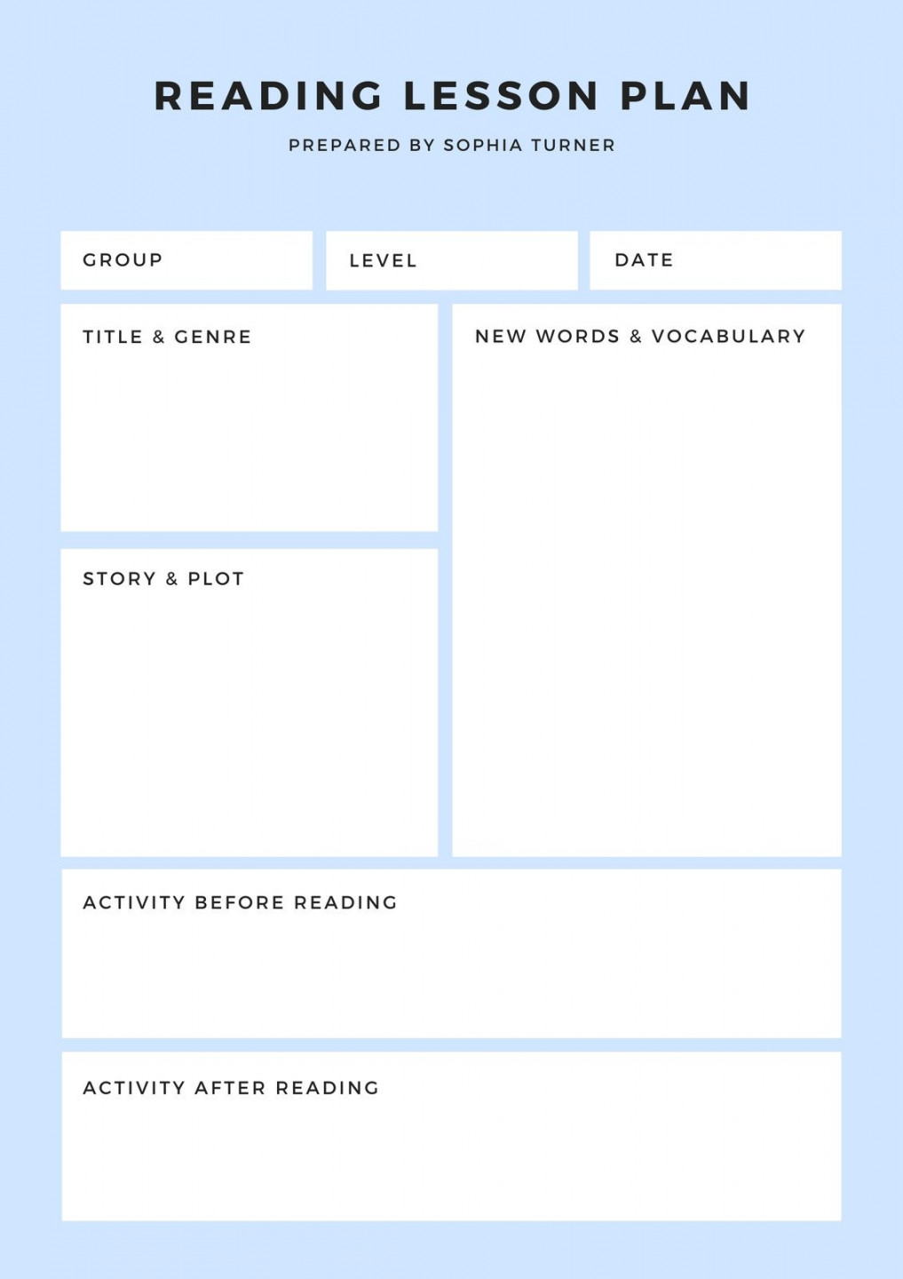 Lesson plan templates you can customize for free  Canva