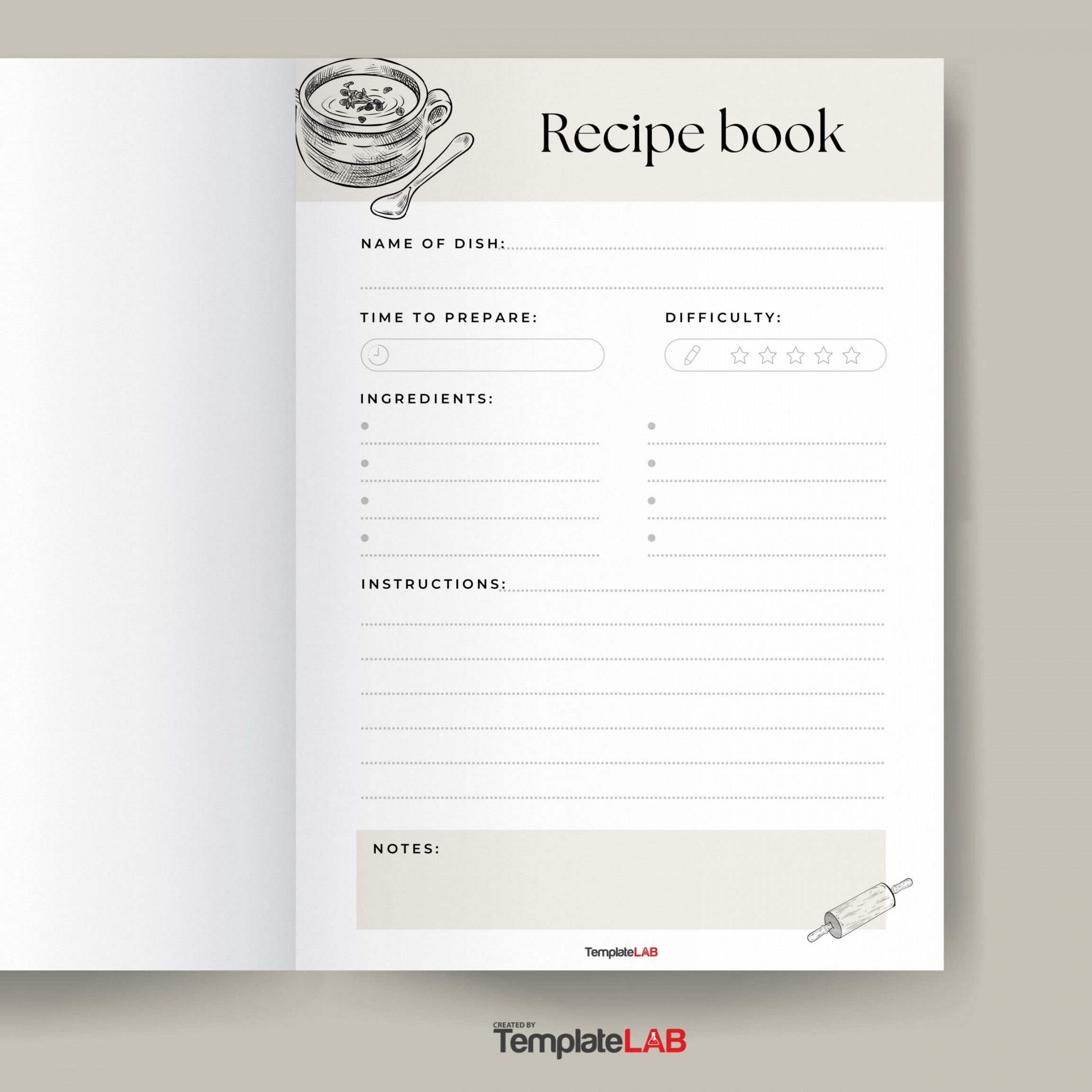 Perfect Cookbook Templates [+Recipe Book & Recipe Cards]