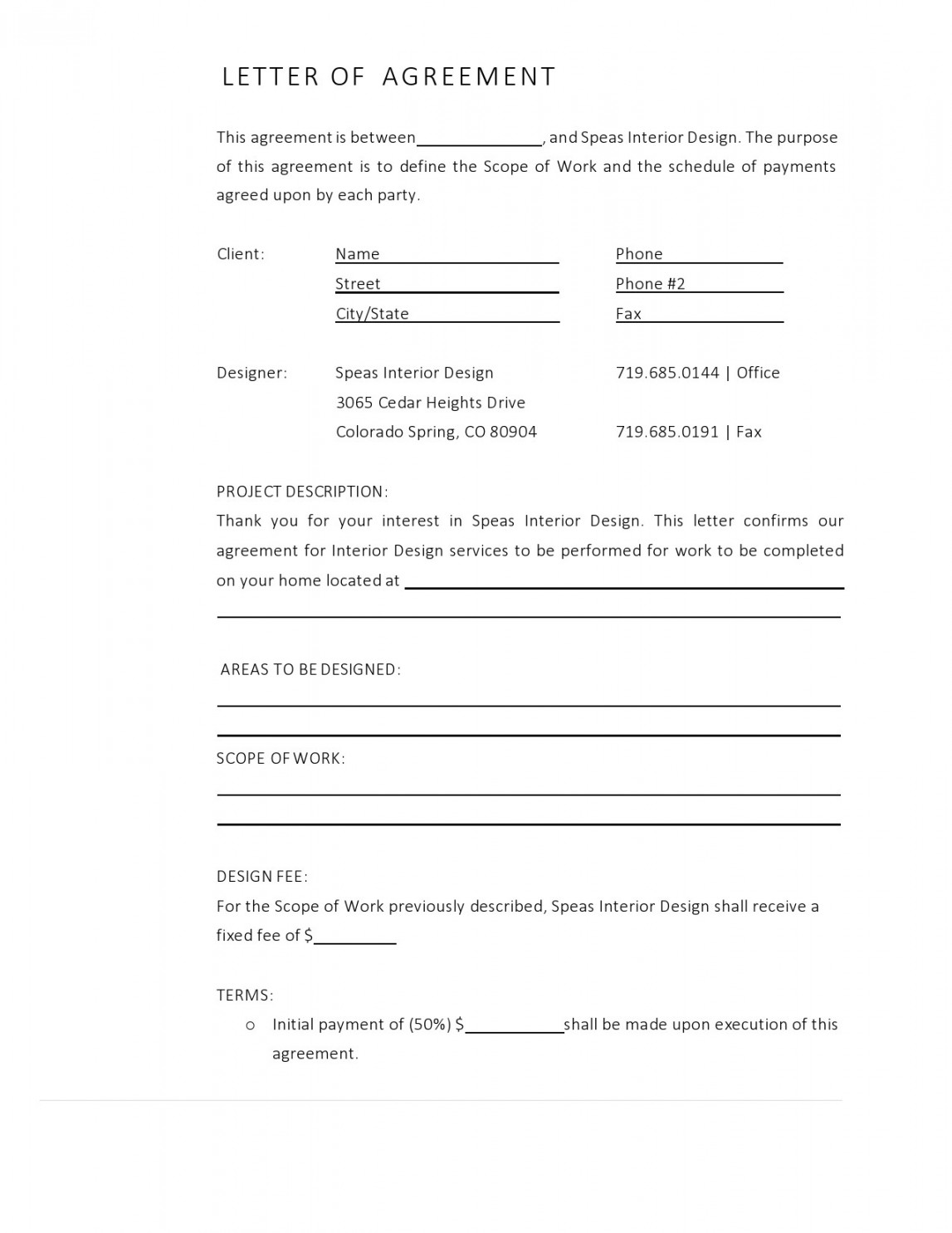 Perfect Letter of Agreement Templates ᐅ TemplateLab