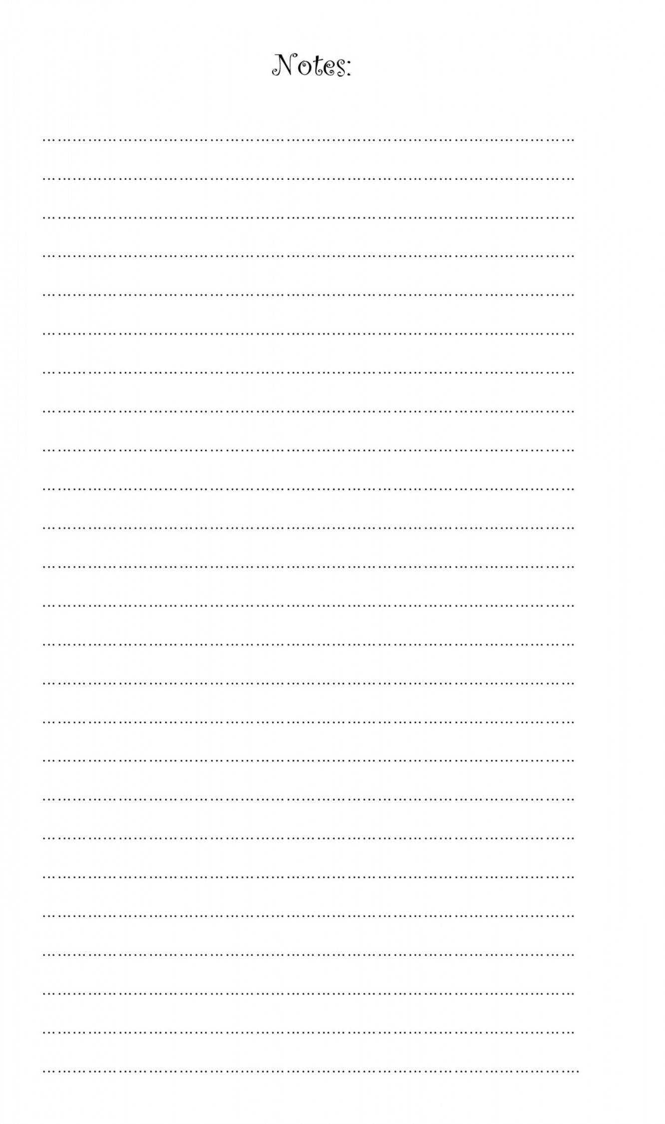 Printable Lined Paper Templates ᐅ TemplateLab