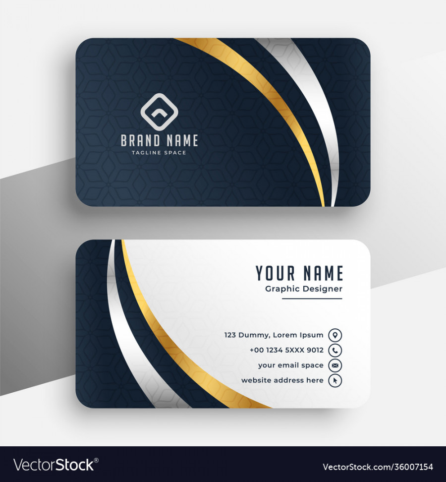 Professional premium business card template design