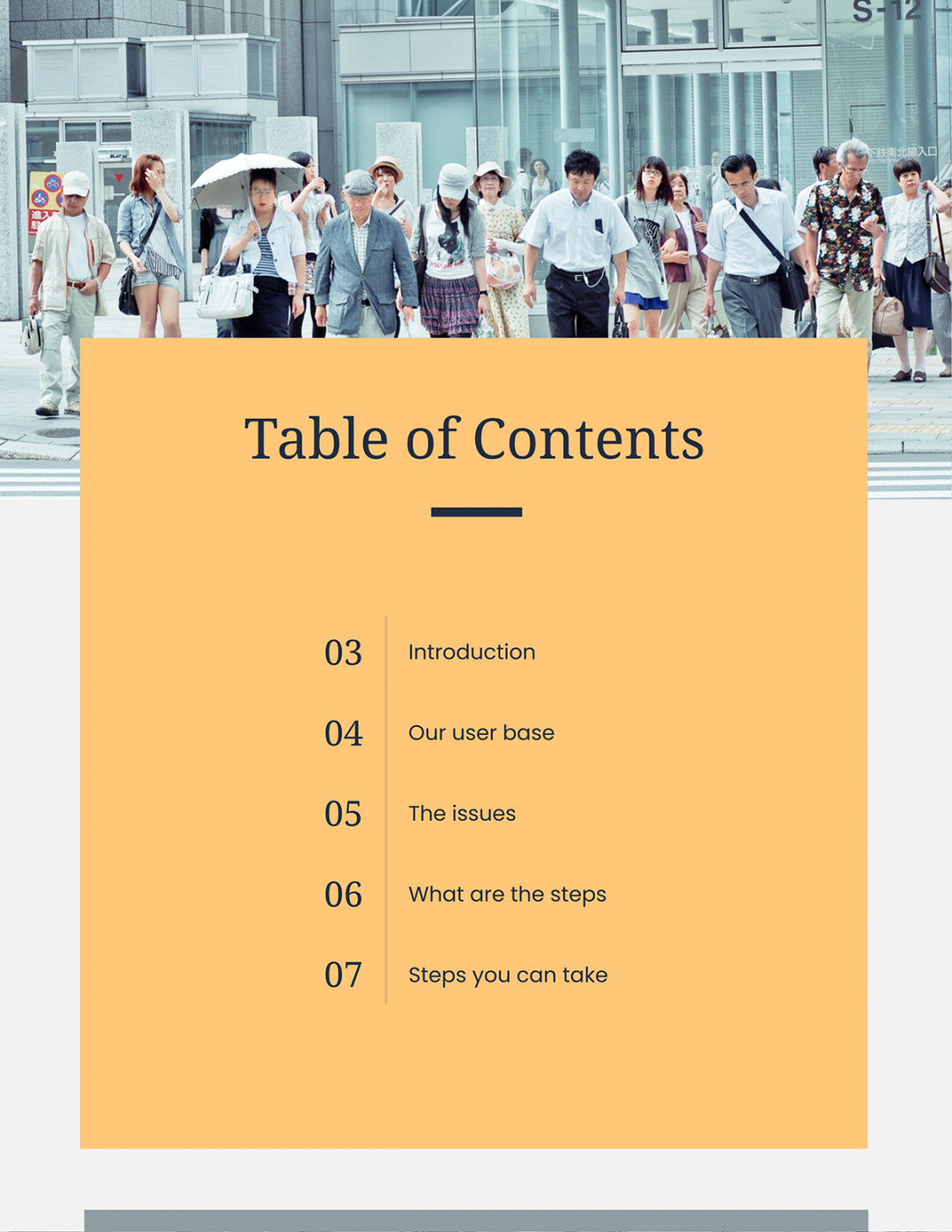 Professional Table of Contents Templates [ Update]