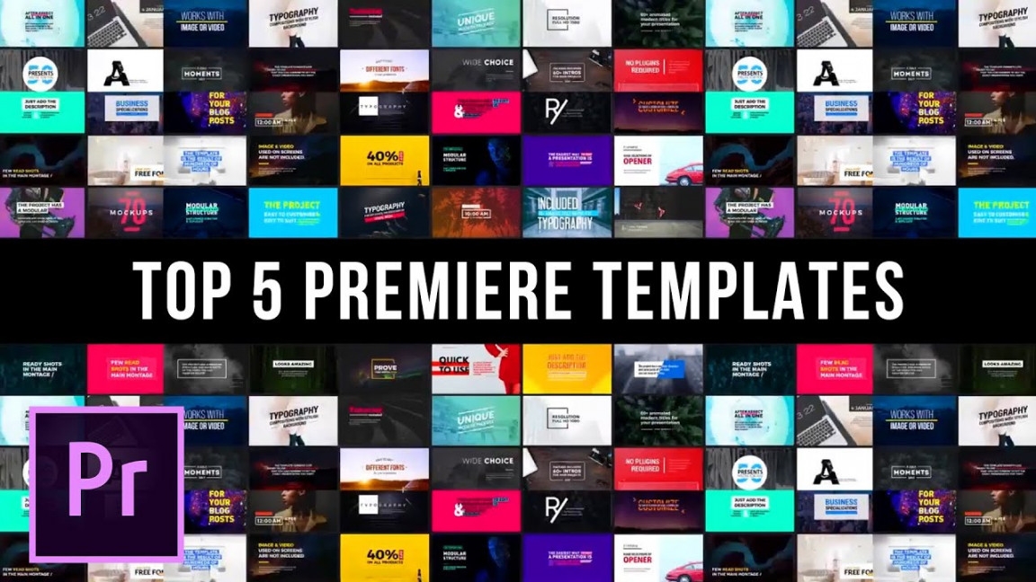 TOP  Best Templates For Adobe Premiere Pro