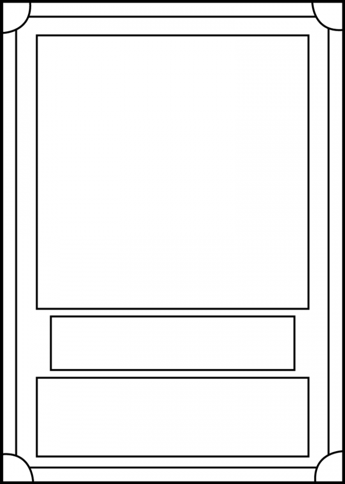 Trading Card Template Front by BlackCarrot on deviantART