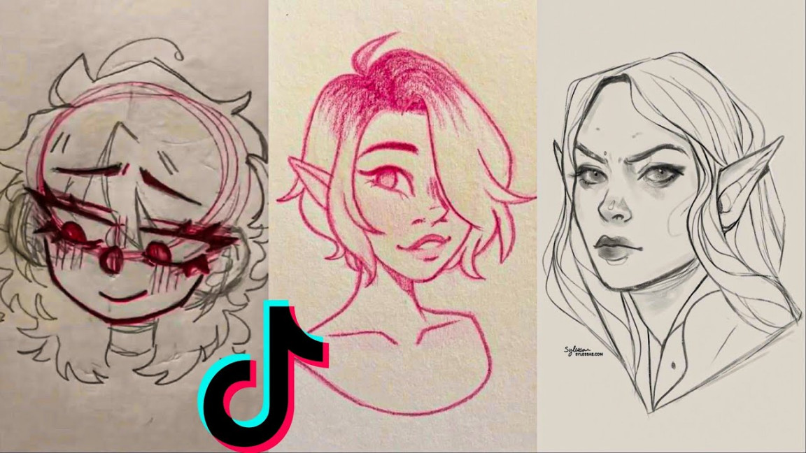 🤍🧷 ALT TIKTOK DRAWING  ALTERNATIVE TIK TOK COMPILATION #