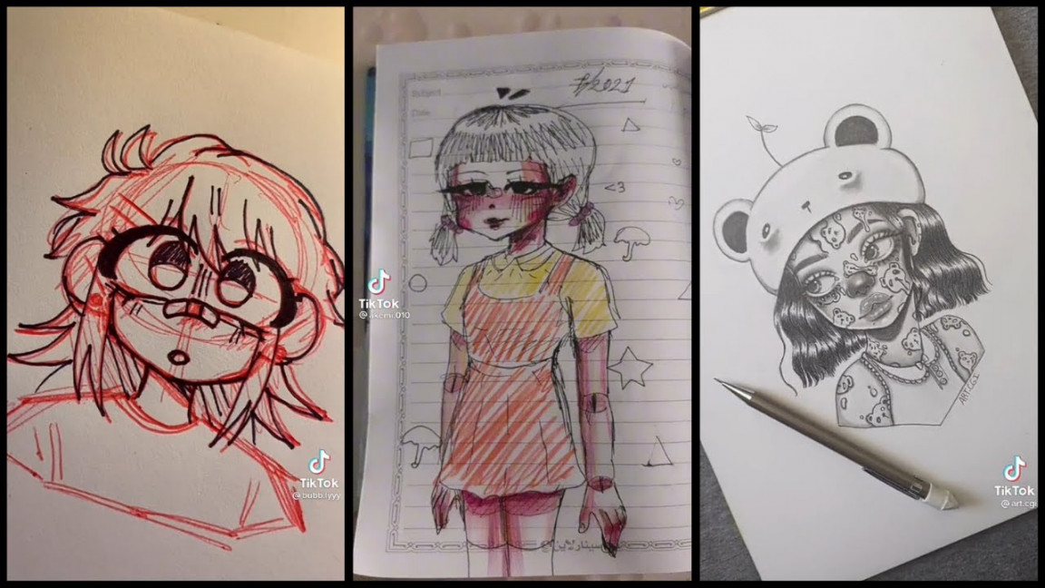 Alt tiktok drawings #