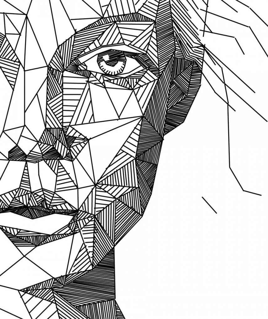 Carolien Smit  Line art drawings, Geometric drawing, Drawings