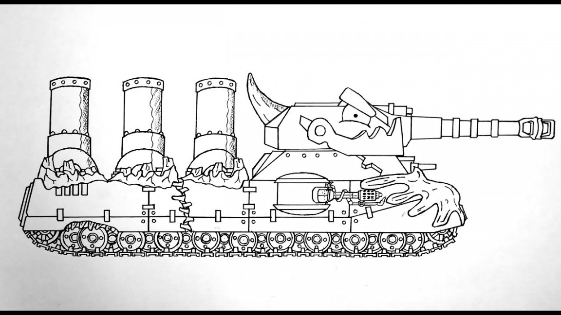 Drawing Cartoon Tanks Part  - Cartoons About Tanks