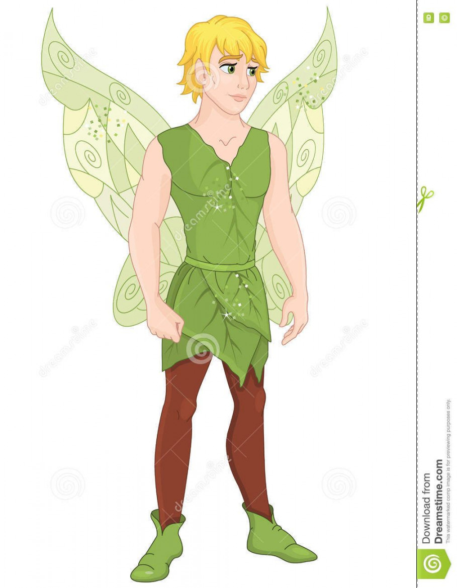 Fairy Boy Stock Vector - Image:   Fairy boy, Male fairy