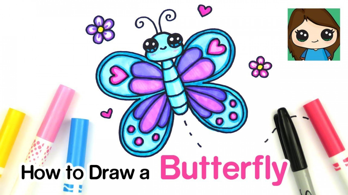 How to Draw a Butterfly Easy