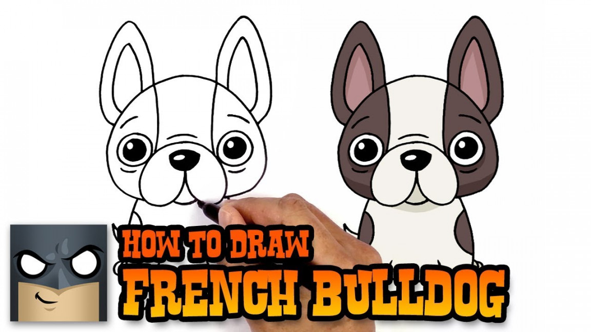 How to Draw a Dog  French Bulldog