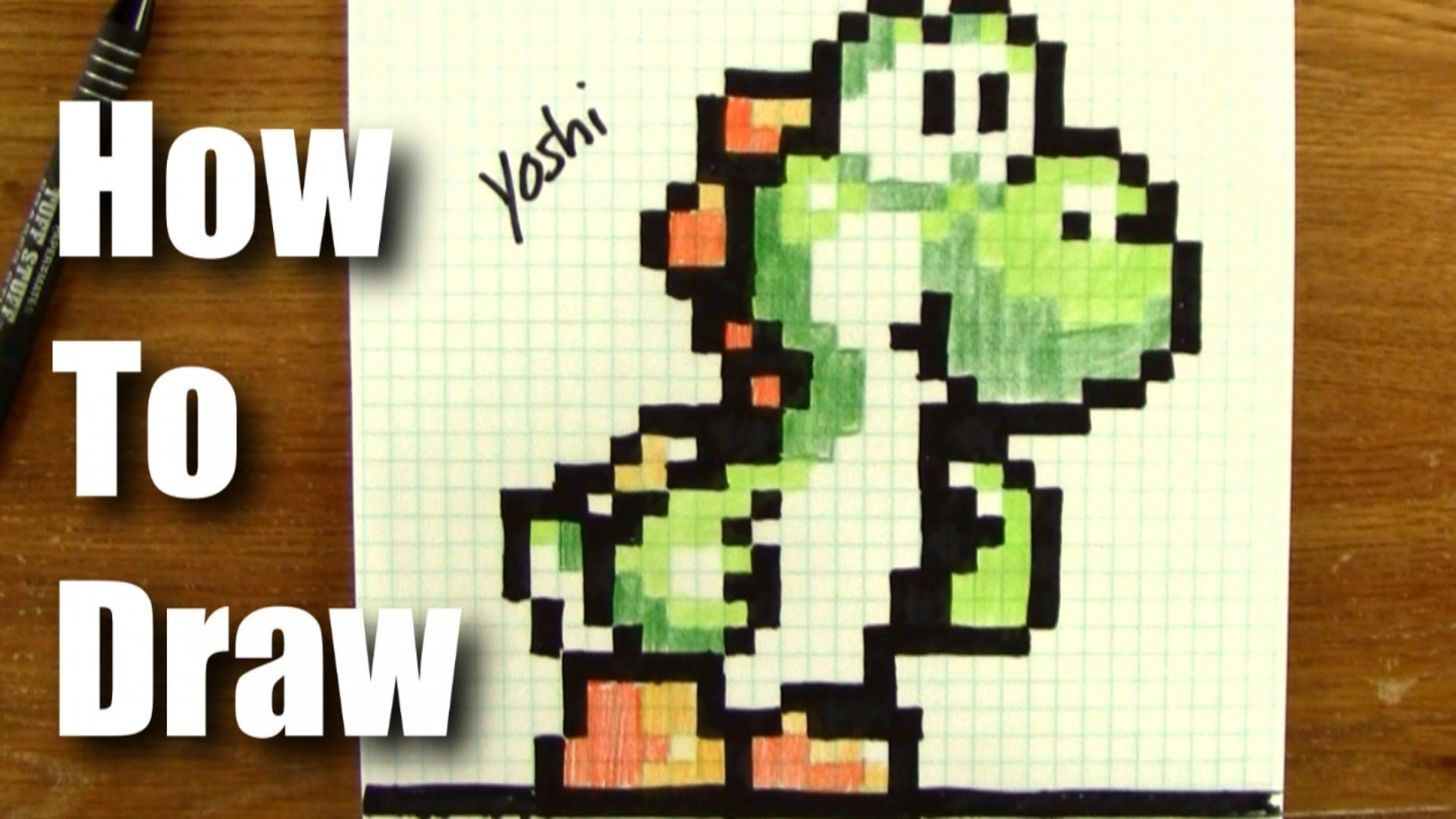 How To Draw  Bit Yoshi From Mario!  Pixel art, Yoshi, Pixel