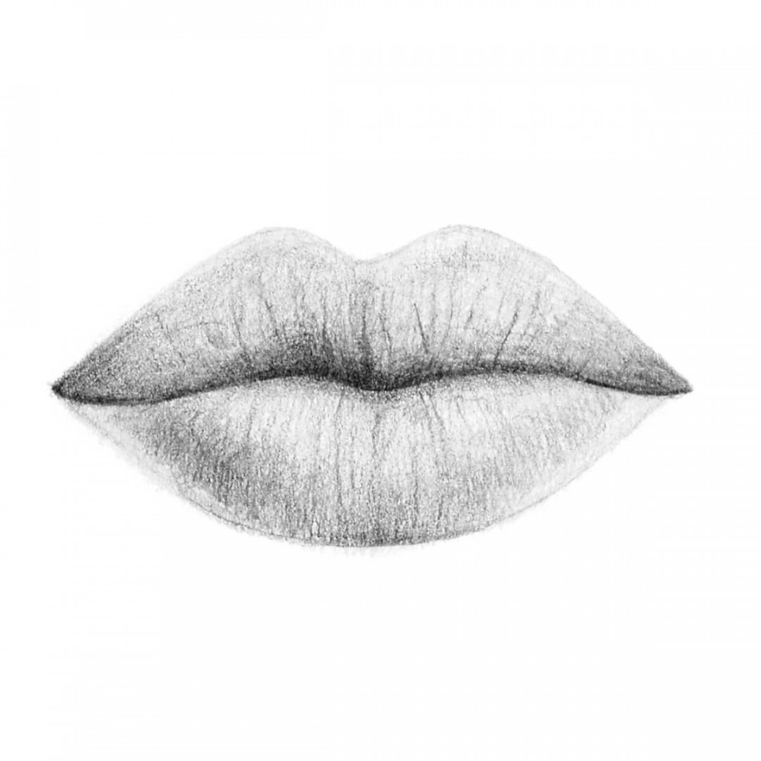 How to Draw Realistic Lips Step-by-Step in  Different Ways