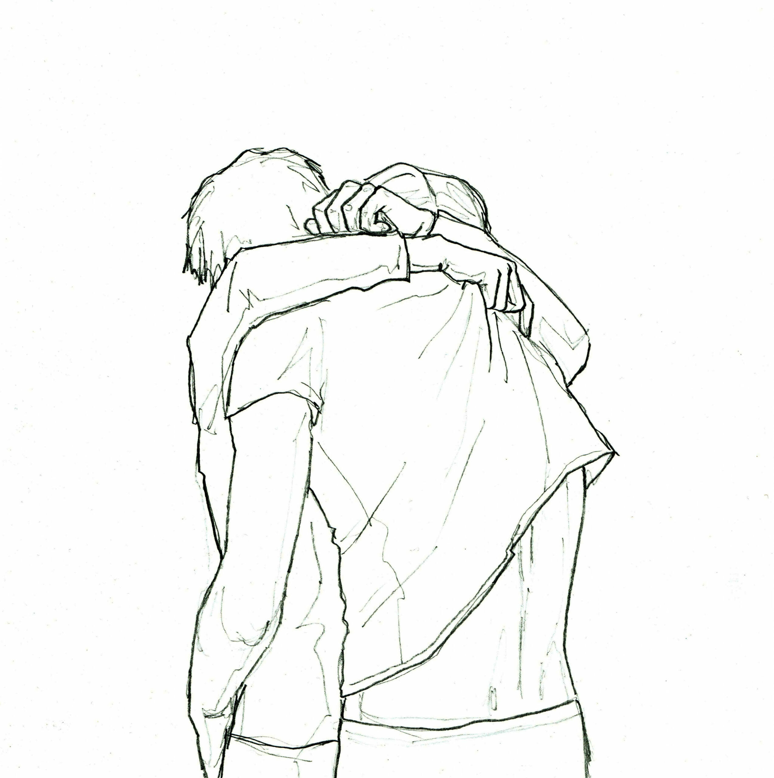 Hug sketch by @anastasia