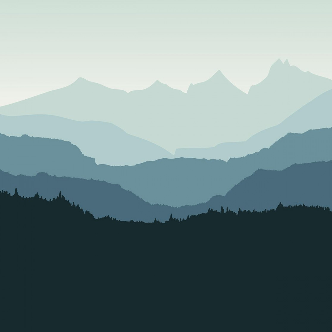 Mountain Background  Mountain illustration, Mountain background