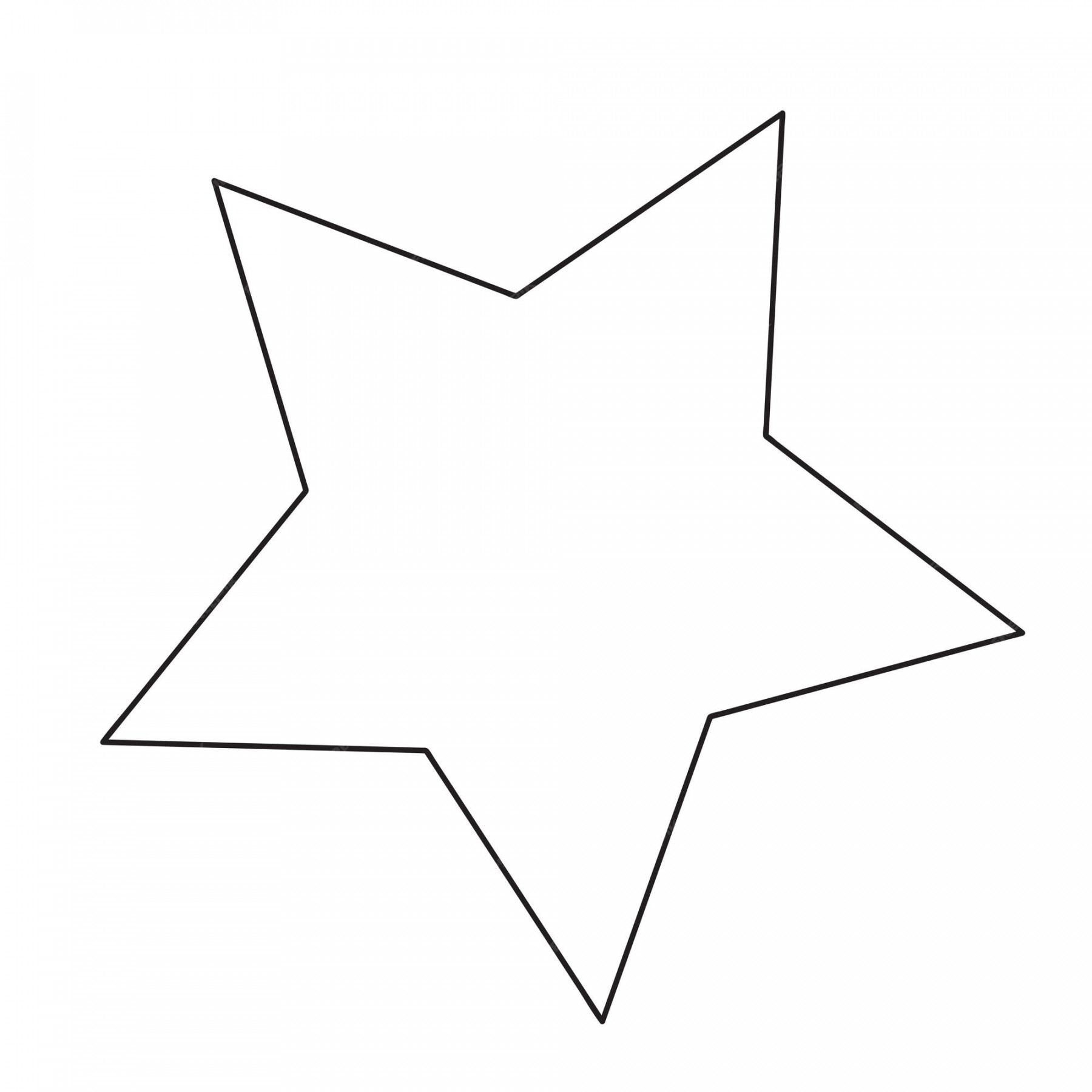 Premium Vector  Star line art vector isolated on white background