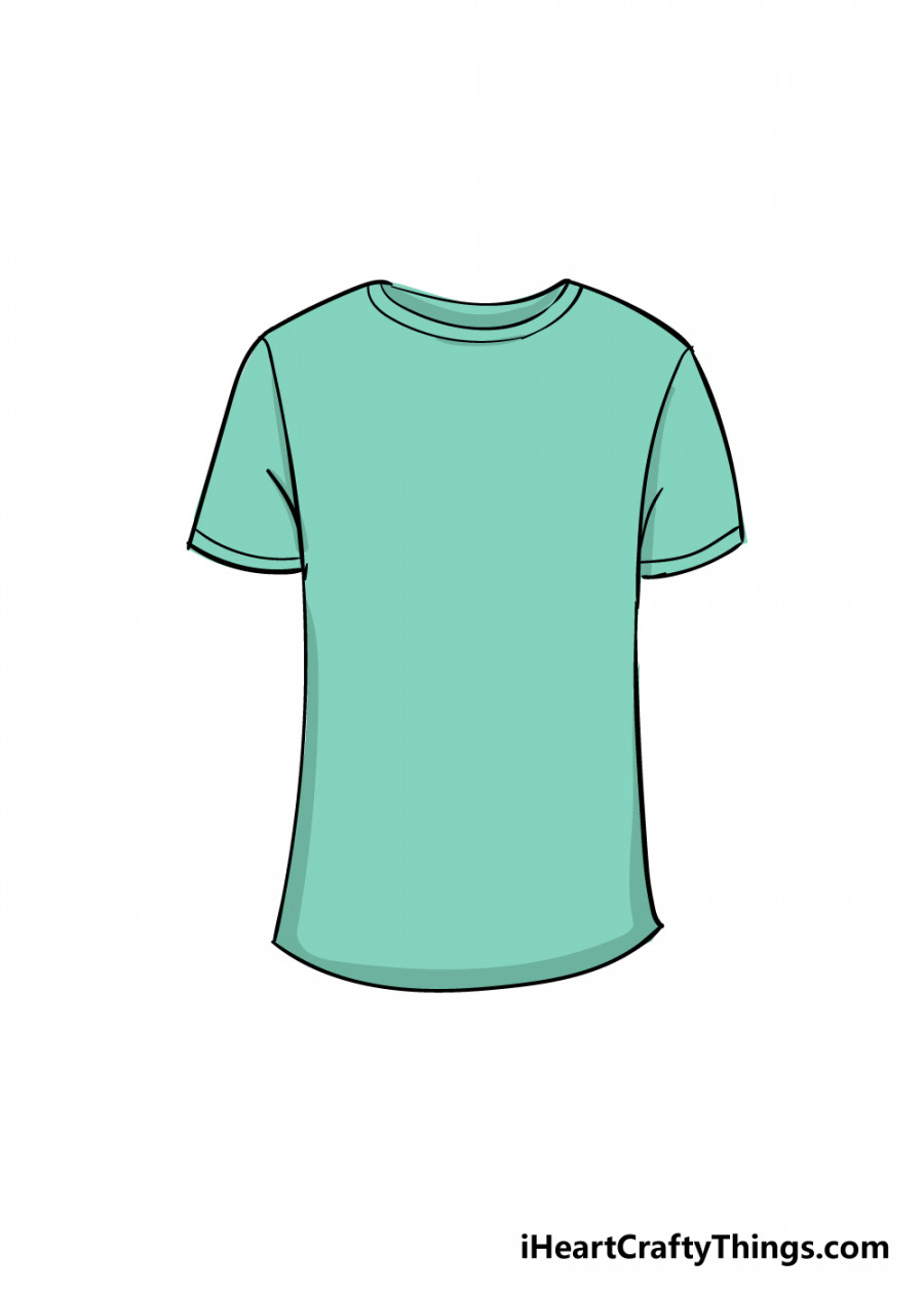 Shirt Drawing - How To Draw A Shirt Step By Step