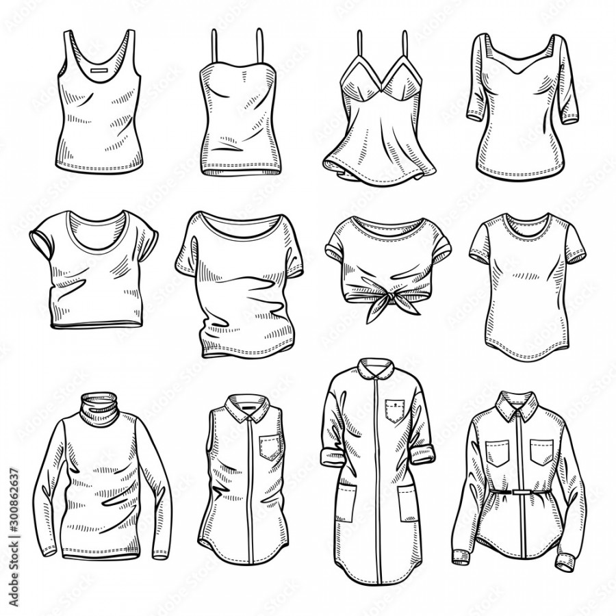 Sketches collection of women