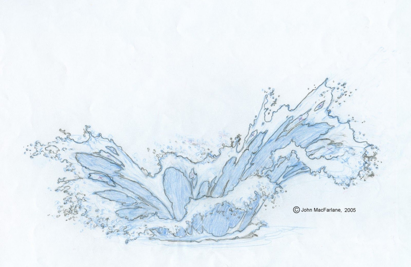 splash drawing  Water art, Nature sketch, Drawings