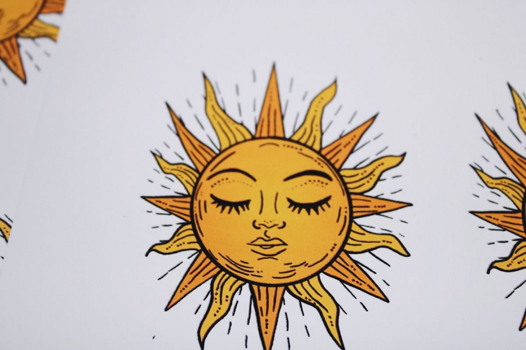 SUN STICKER  Sun drawing, Poster drawing, Sketch book