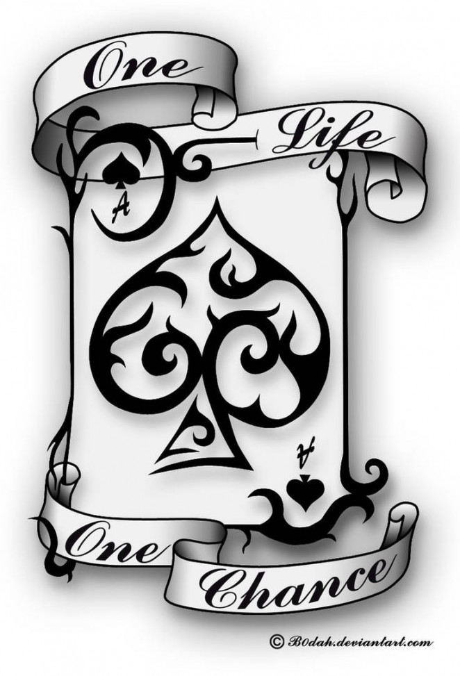 Ace Of Spades tattoo design by Bdah on DeviantArt  Card tattoo