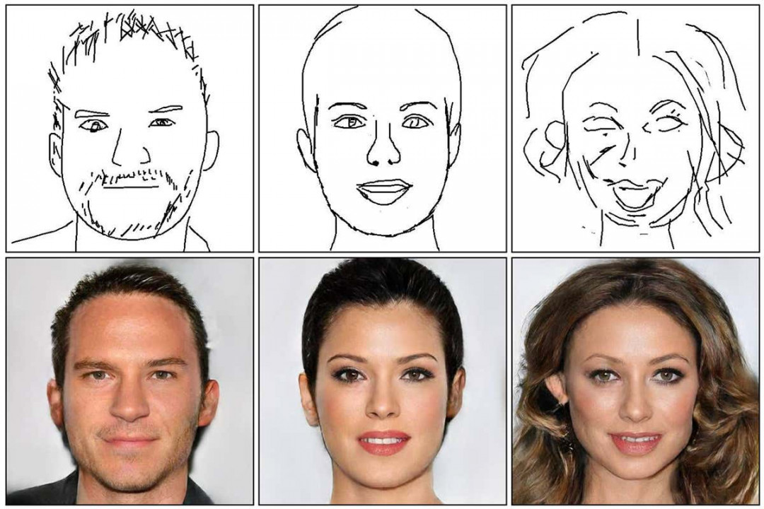 An AI can generate photographs of people