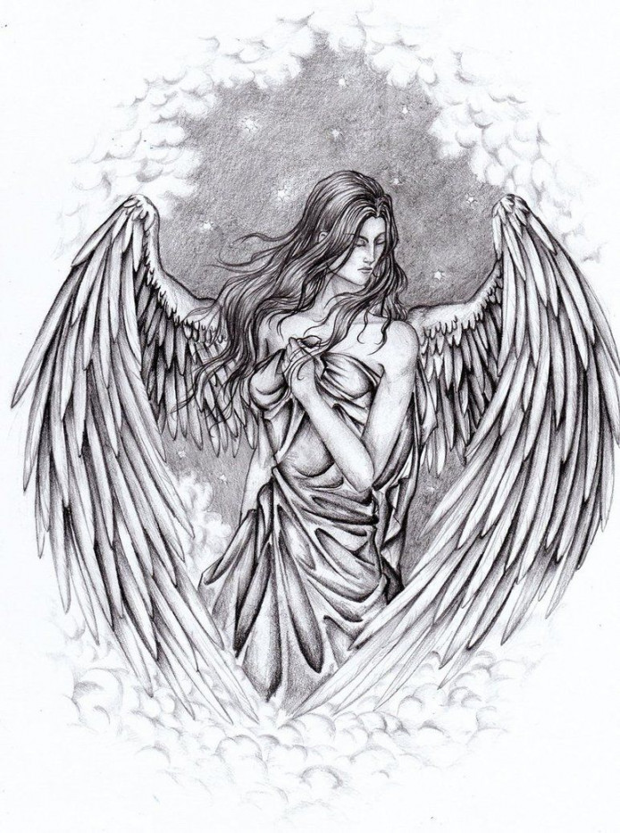 ANGEL by yazooLovrec on deviantART  Guardian angel tattoo designs