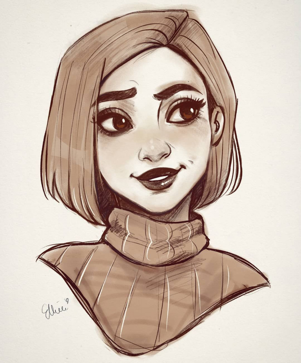 art_by_elliee on Instagram: “Doodle from the plane journey