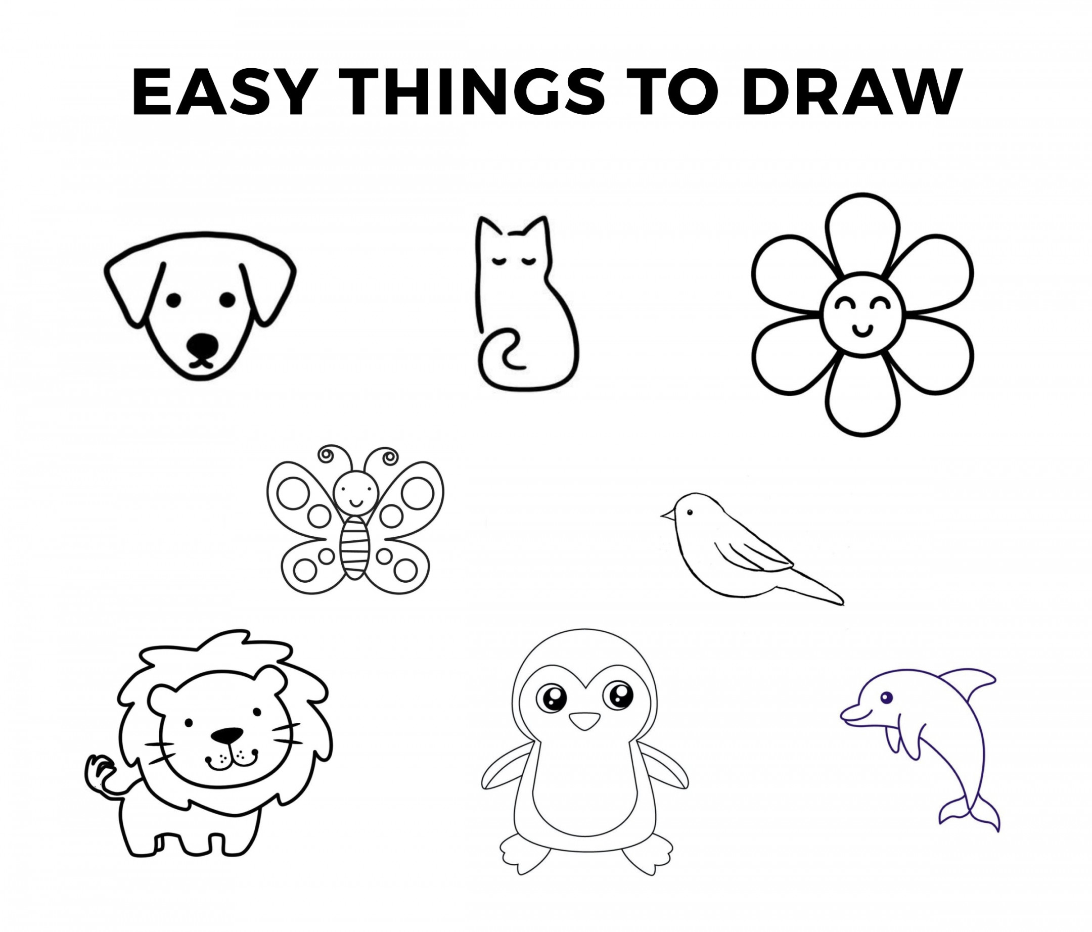 Easy Things to Draw (Drawing Ideas When You