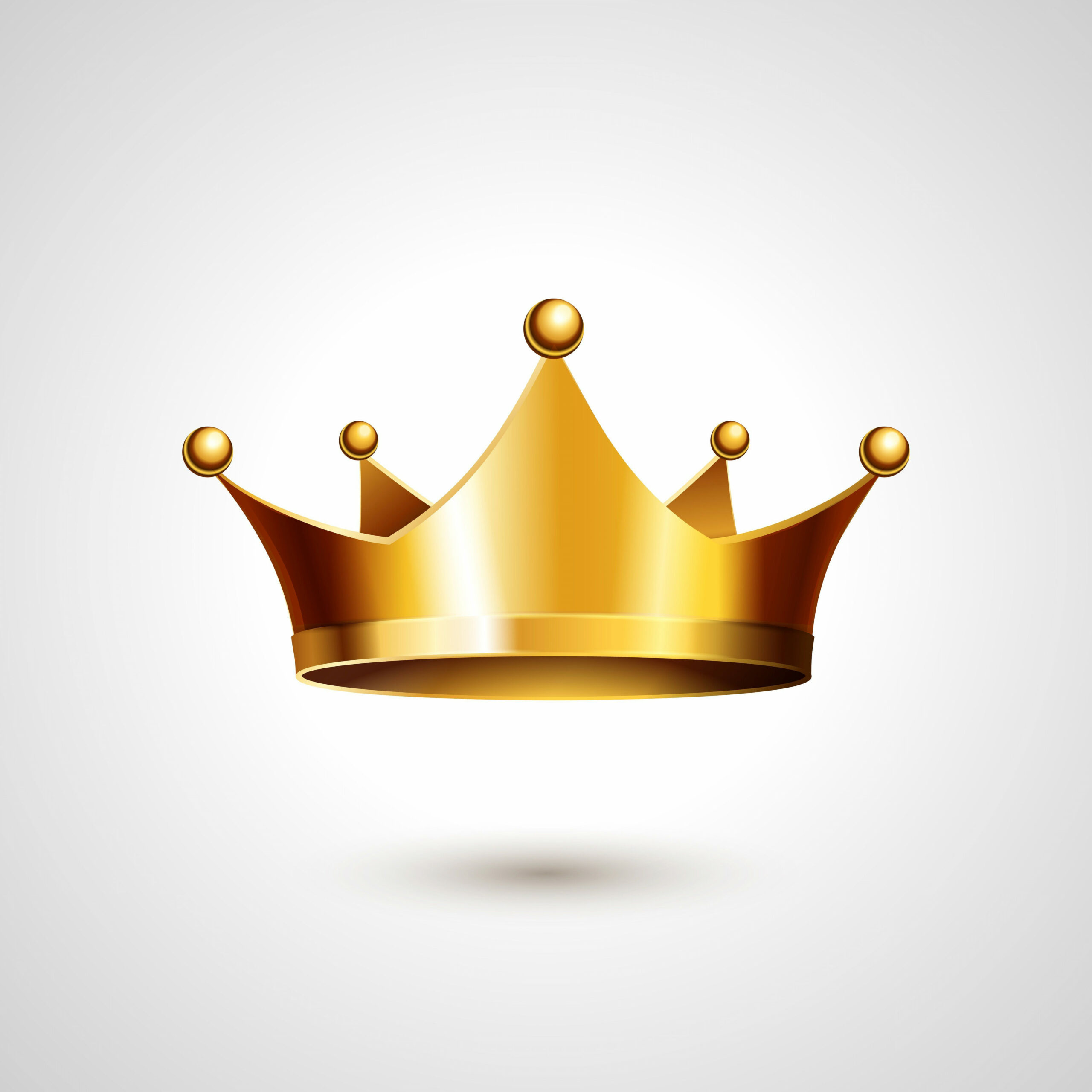 Gold crown - vector icon  Crown art, Crown illustration, Gold crown