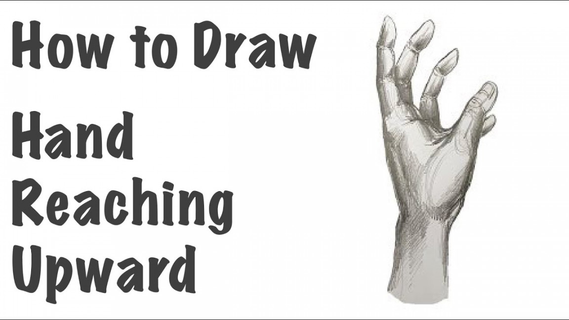 Hand Reaching Upward  Step by Step Drawing Tutorial