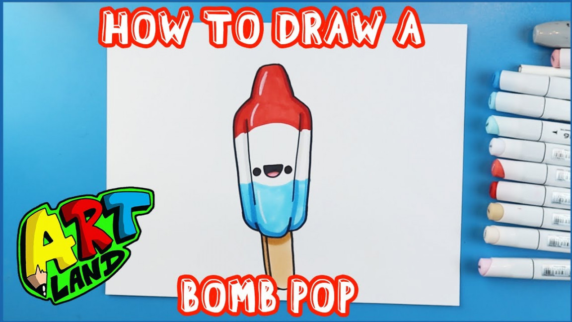 How to Draw a BOMB POP