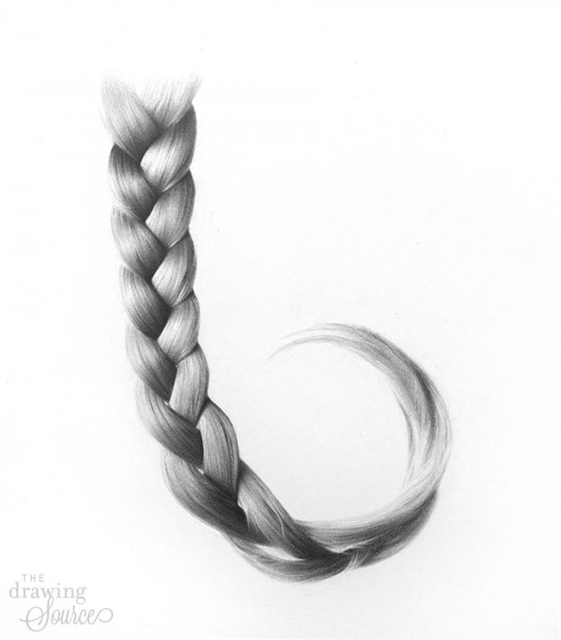 How to Draw a Braid (Realistically!): Step by Step Tutorial