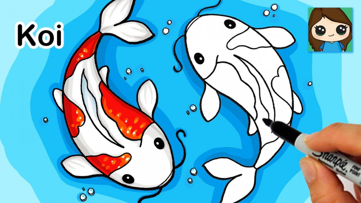 How to Draw a Koi Fish