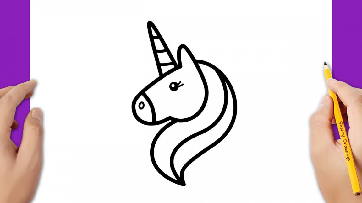 HOW TO DRAW A UNICORN EASY