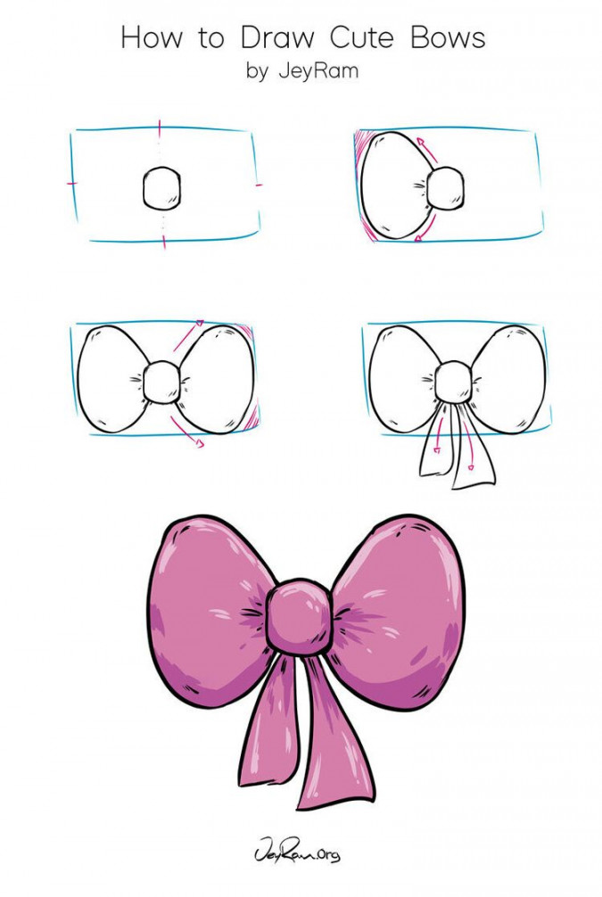 How to Draw Cute Bows in Hair — JeyRam : Anime Drawings & Sketches