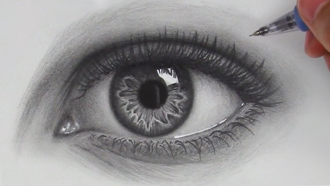 How to Draw Hyper Realistic Eyes  Step by Step