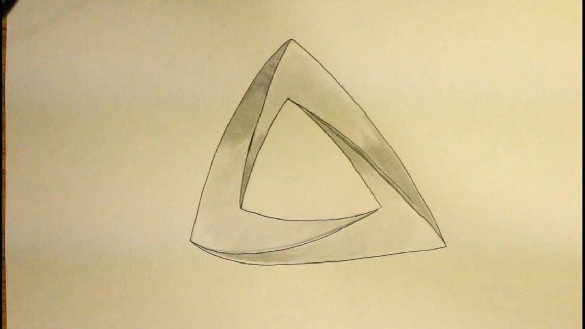 How To Draw Impossible TriangleEasyEasy Things To Draw That Look Hard