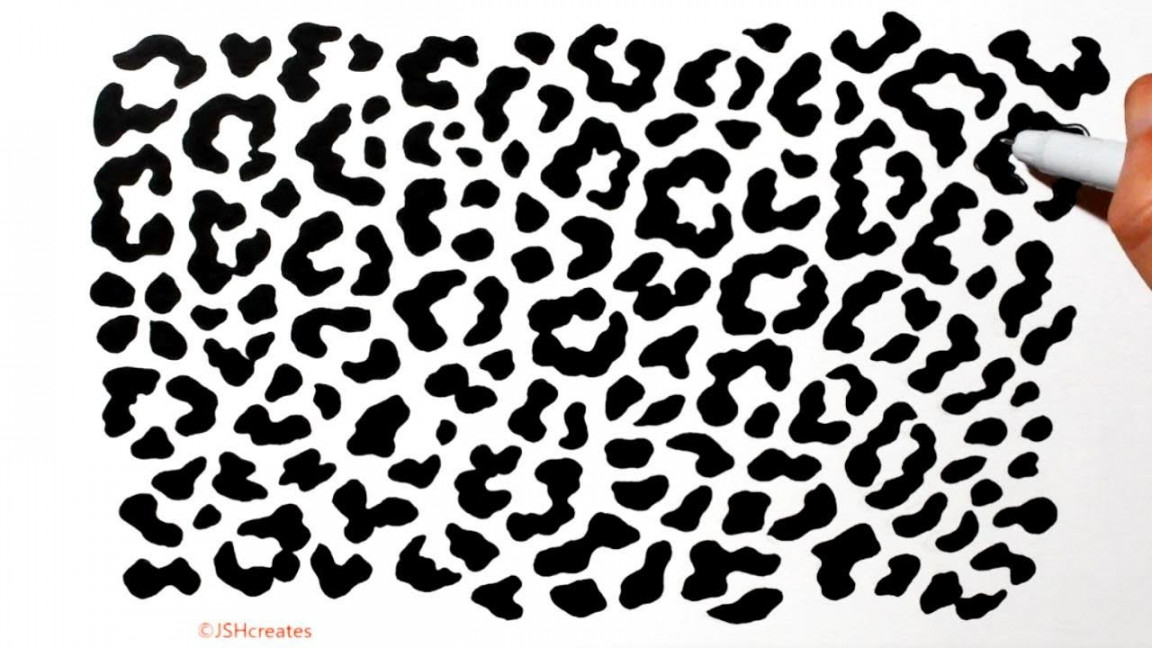 How to Draw Leopard Print  SVG Design / Cut Files for Cricut