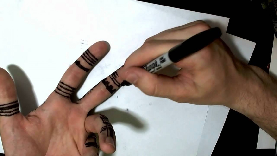 How to Draw on Your Hand