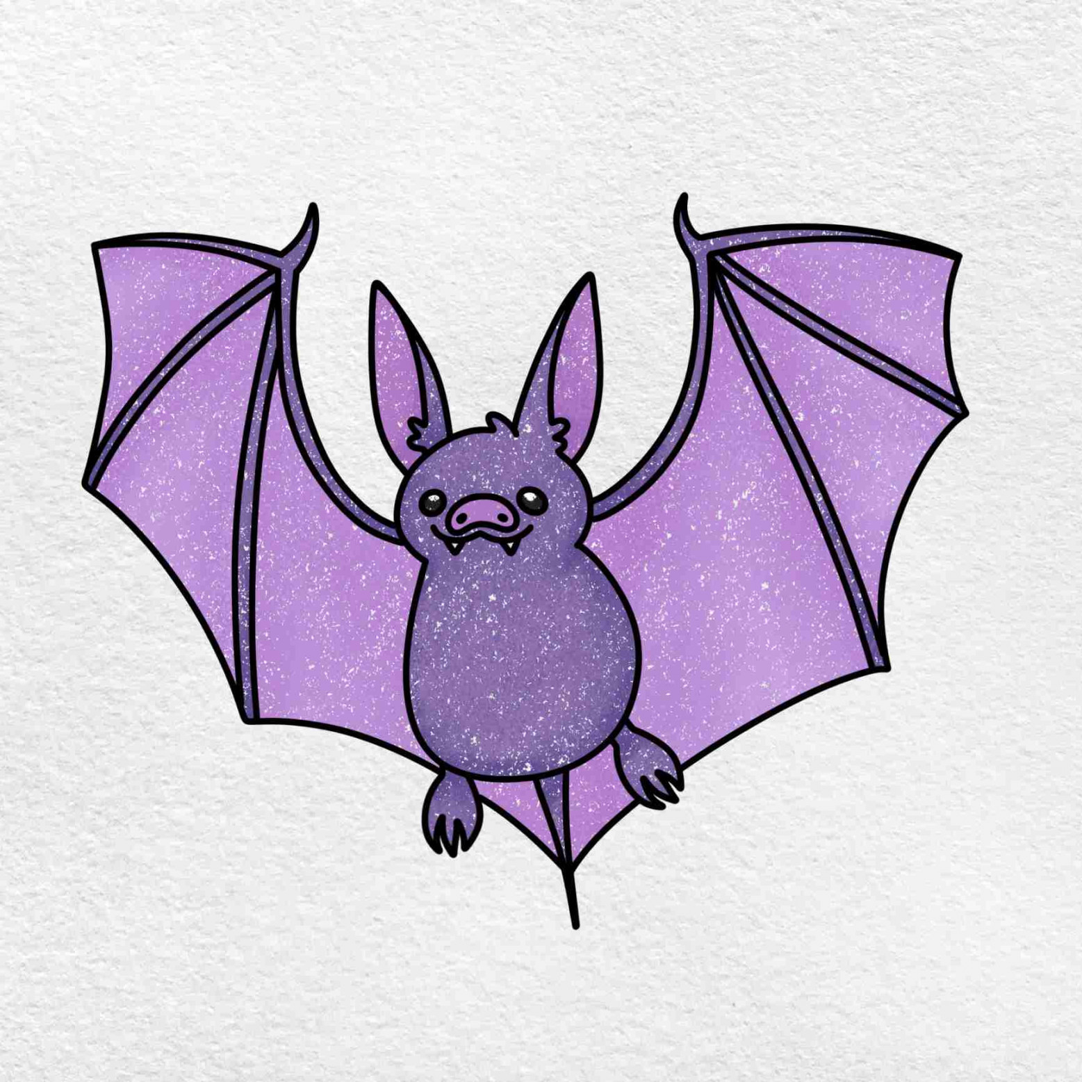 How to Draw Vampire Bat - HelloArtsy