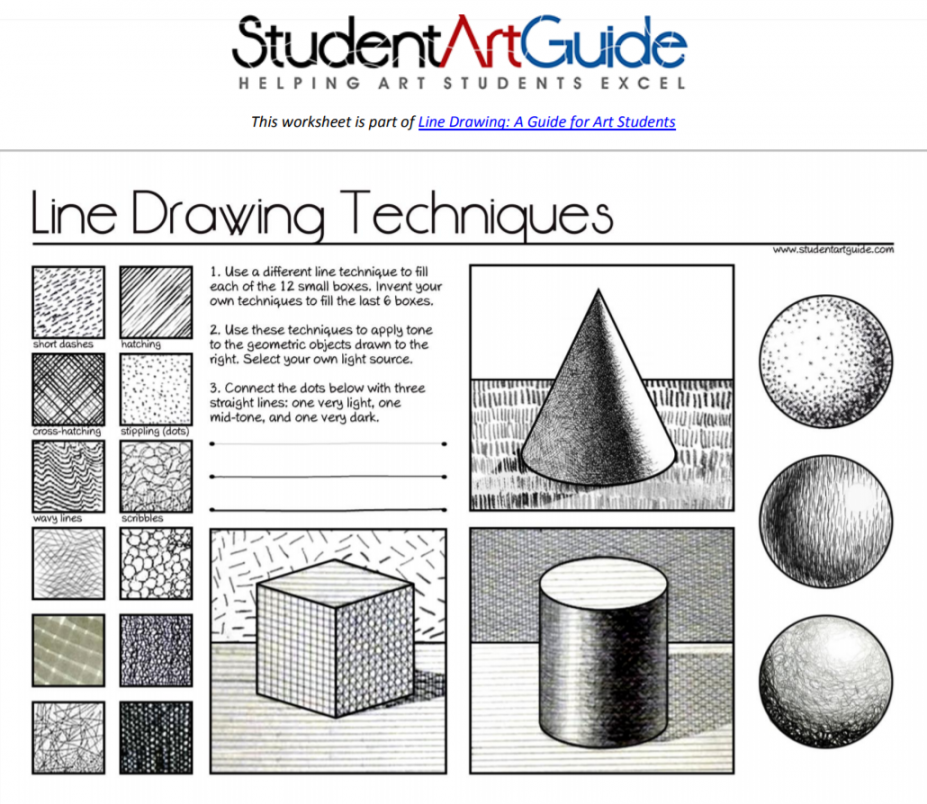 Line Drawing: A Guide for Art Students  Drawing techniques, Basic