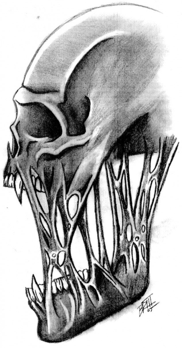 Skull by BDillustrations on DeviantArt