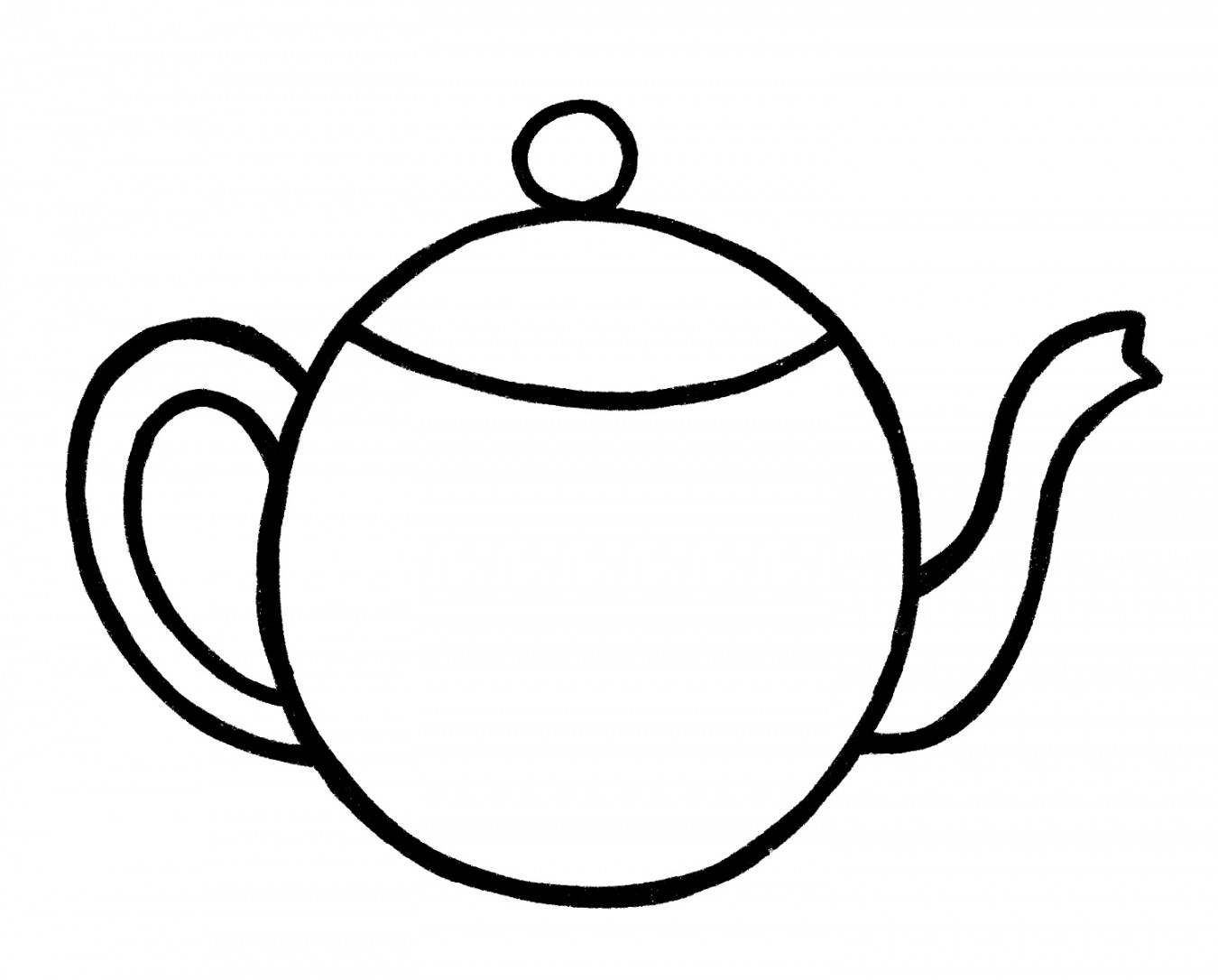 Teapot Drawing  Easy Steps! - The Graphics Fairy