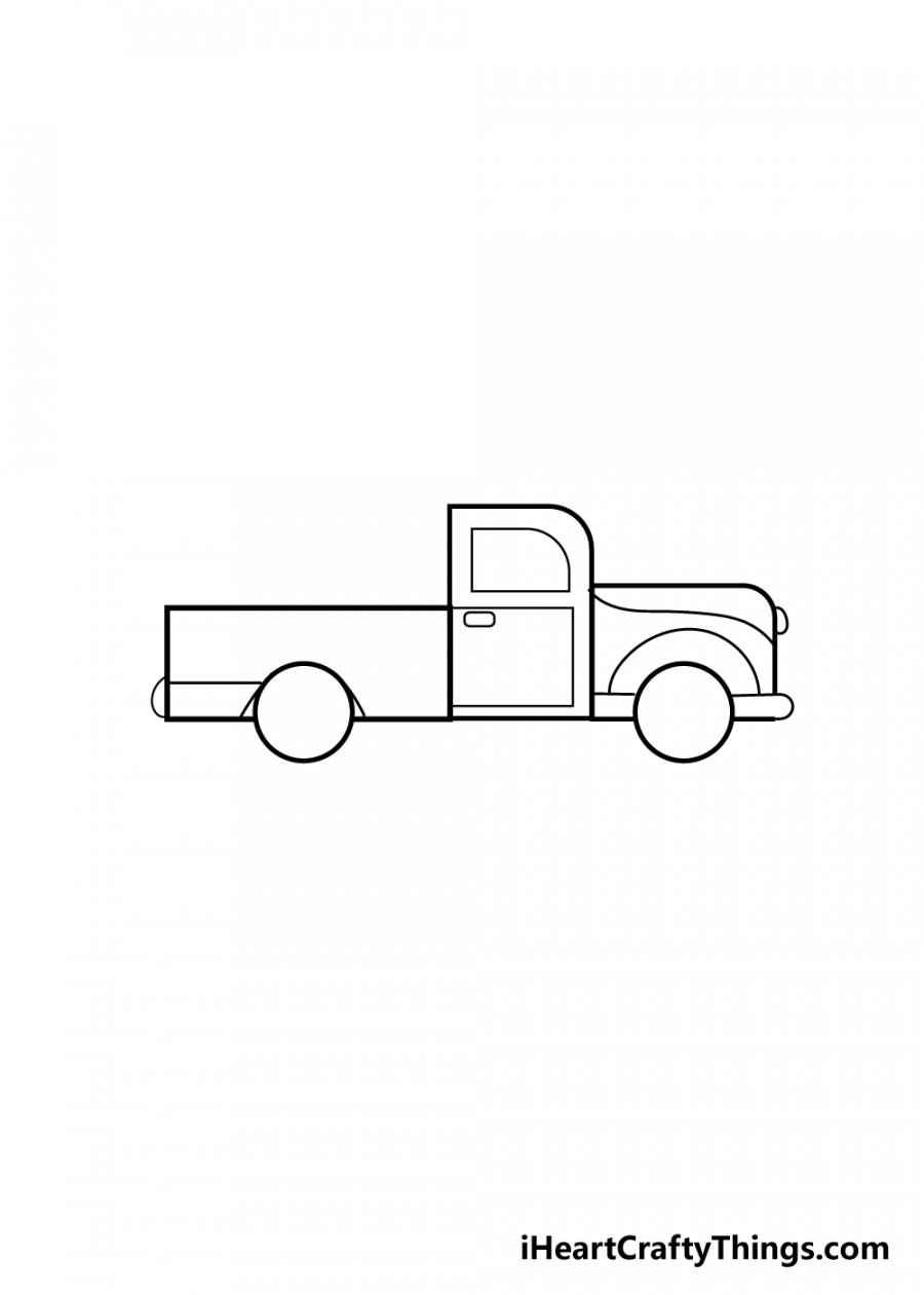 Truck Drawing - How To Draw A Truck Step By Step