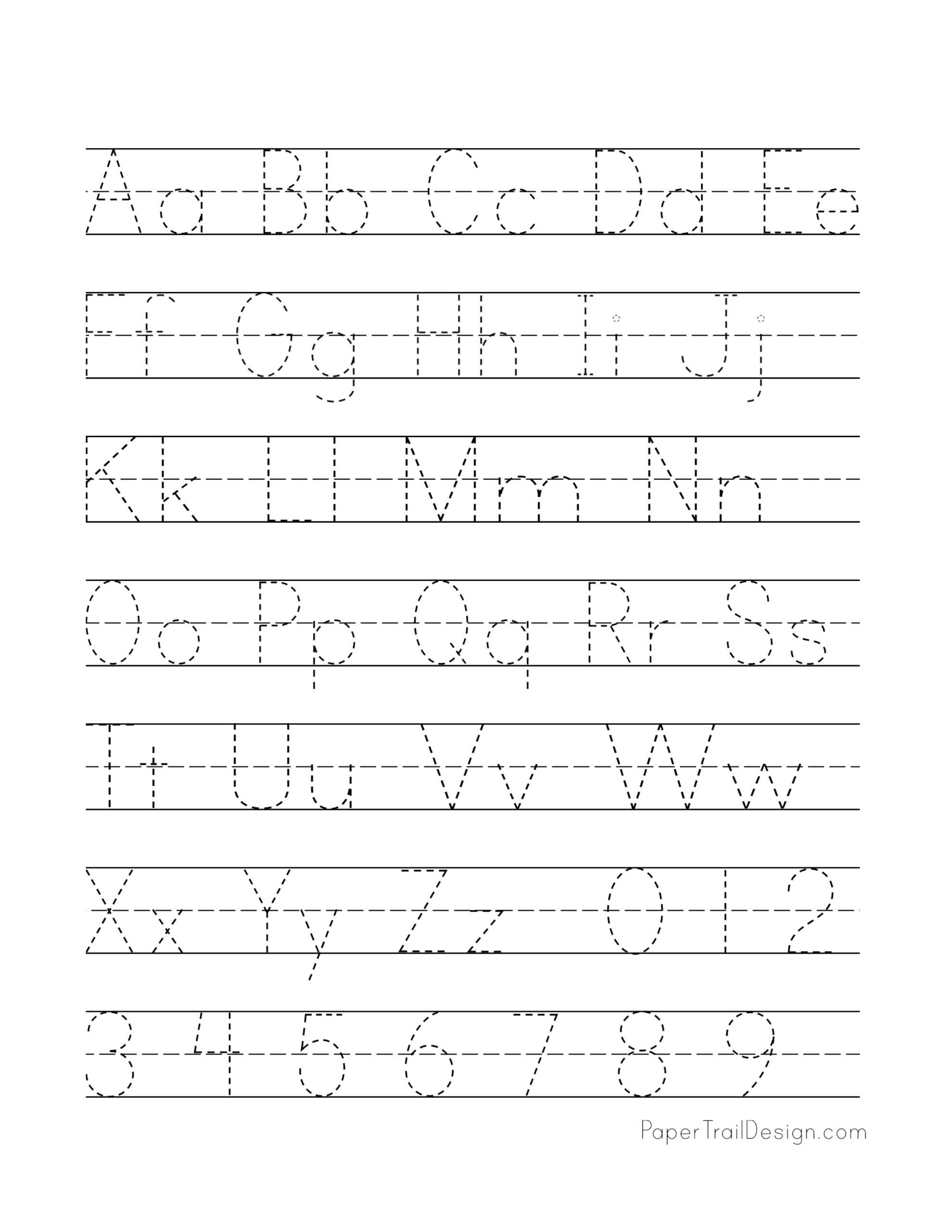 14+ Printable ABC Tracing Worksheets