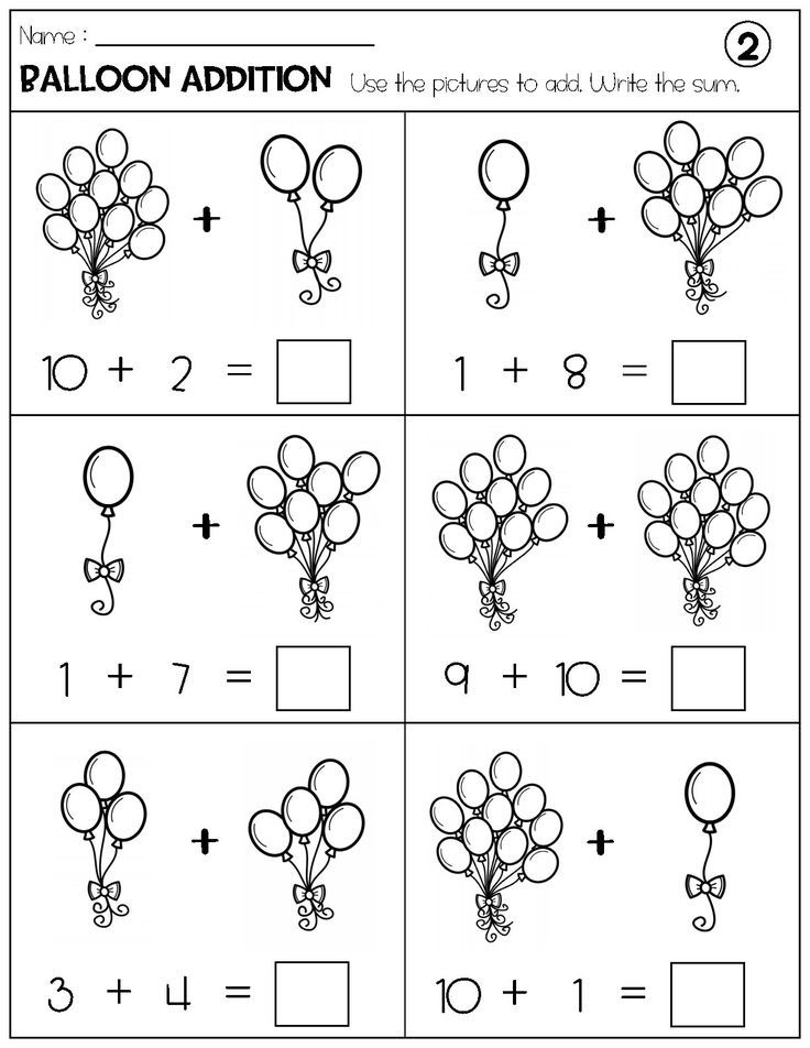 25 Addition Worksheets Kindergarten Up To 20 Free