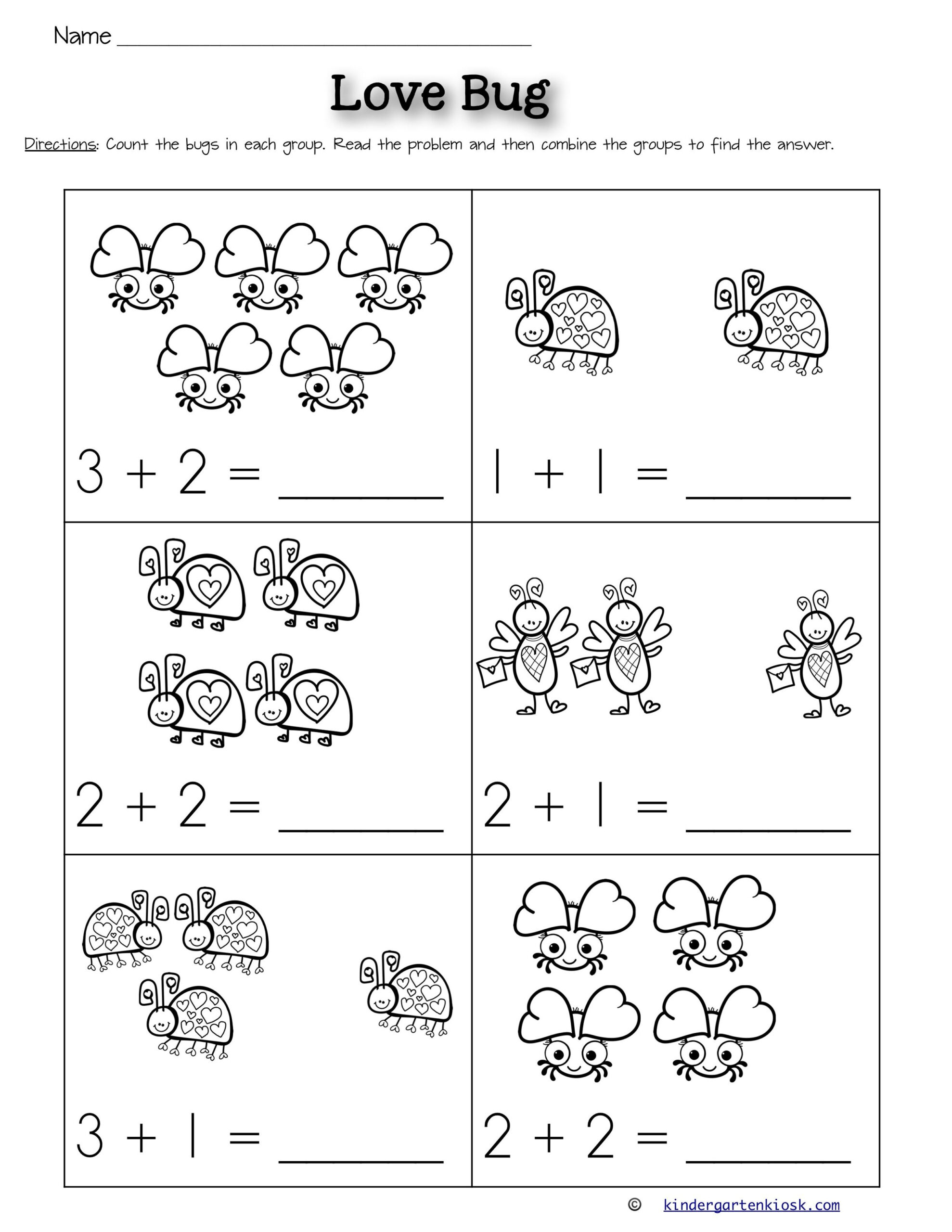 25 Addition Worksheets Kindergarten Up To 20 Pdf